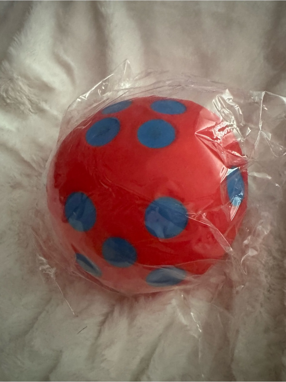 Mega 4.75in Marshmallow Squishy Red Dice